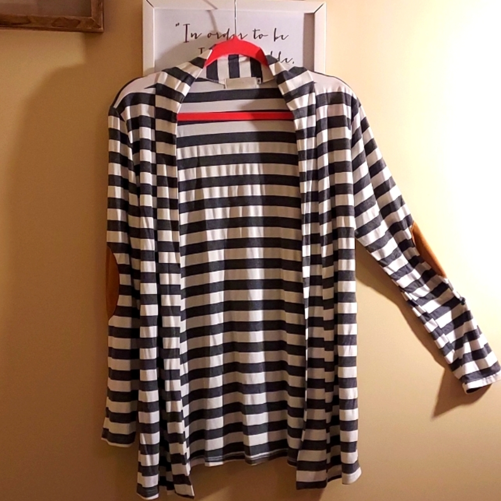 Merry Fun Striped Cardigan!